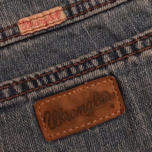 wrangler patch jeans